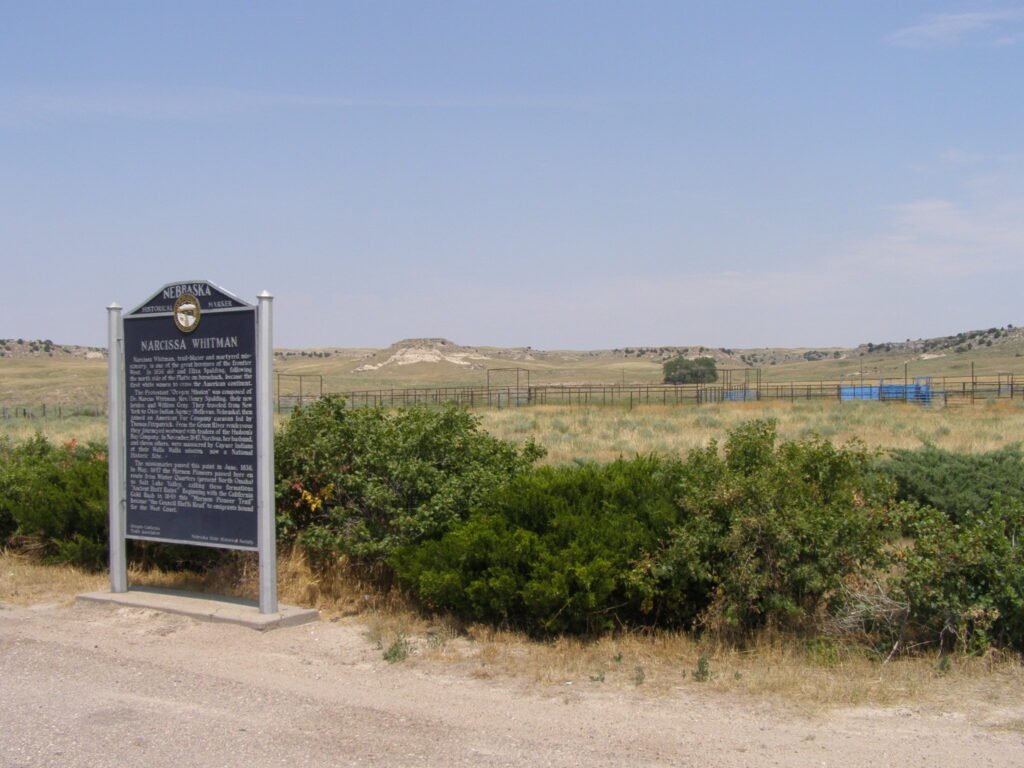 Marca histórica de paso de Narcissa Whitman (Nebraska)